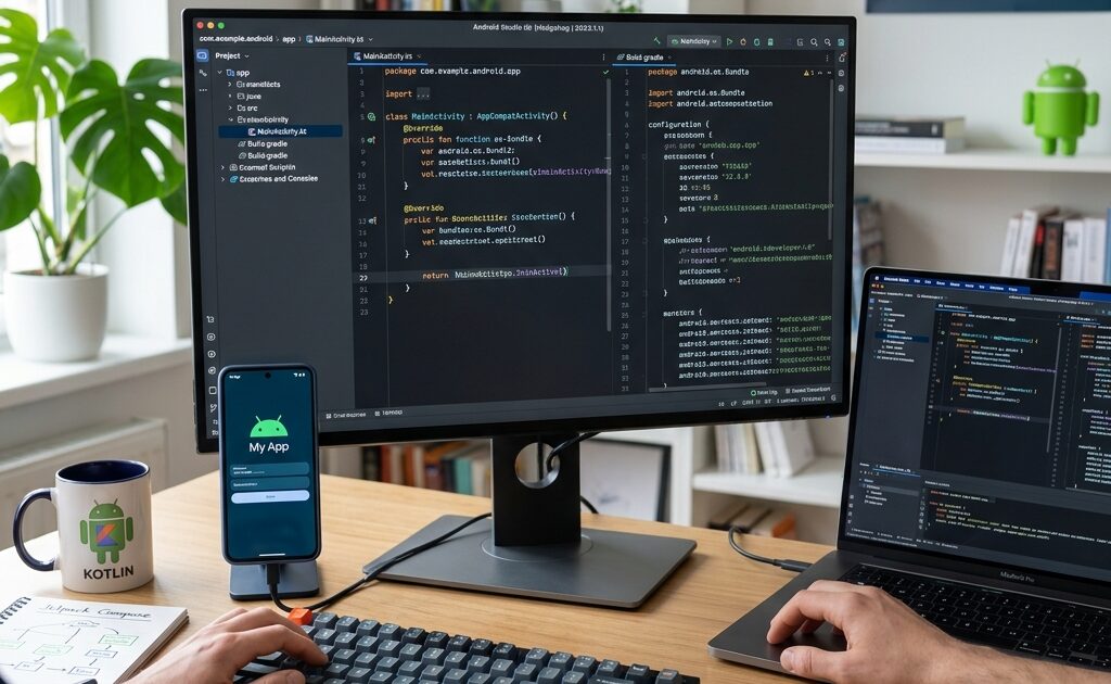 Android programming language for mobile app development